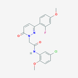 N-(5-chloro-2-methoxyphenyl)-2-[3-(2-fluoro-4-methoxyphenyl)-6-oxopyridazin-1(6H)-yl]acetamide - 