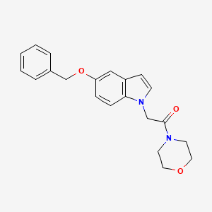 5-(benzyloxy)-1-[2-(4-morpholinyl)-2-oxoethyl]-1H-indole - 