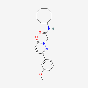 N-cyclooctyl-2-[3-(3-methoxyphenyl)-6-oxo-1(6H)-pyridazinyl]acetamide - 