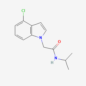 2-(4-chloro-1H-indol-1-yl)-N-(propan-2-yl)acetamide - 