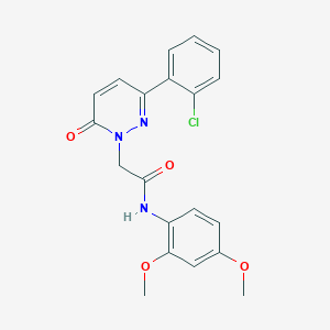 2-[3-(2-chlorophenyl)-6-oxopyridazin-1(6H)-yl]-N-(2,4-dimethoxyphenyl)acetamide - 