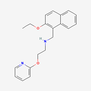 [(2-ethoxynaphthalen-1-yl)methyl][2-(pyridin-2-yloxy)ethyl]amine - 