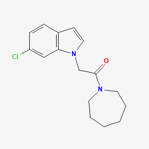 1-(azepan-1-yl)-2-(6-chloro-1H-indol-1-yl)ethanone - 