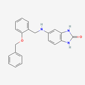 5-{[2-(benzyloxy)benzyl]amino}-1,3-dihydro-2H-benzimidazol-2-one - 