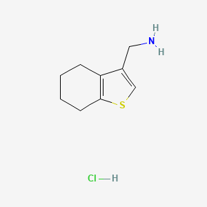 (4,5,6,7-tetrahydro-1-benzothien-3-ylmethyl)amine hydrochloride - 