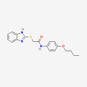2-(1H-benzimidazol-2-ylsulfanyl)-N-(4-butoxyphenyl)acetamide - 