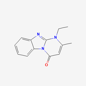 1-ethyl-2-methylpyrimido[1,2-a]benzimidazol-4(1H)-one - 