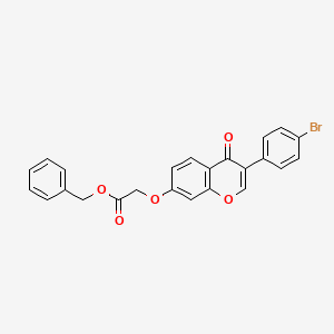 benzyl 2-((3-(4-bromophenyl)-4-oxo-4H-chromen-7-yl)oxy)acetate - 