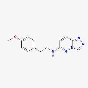 N-[2-(4-methoxyphenyl)ethyl][1,2,4]triazolo[4,3-b]pyridazin-6-amine - 