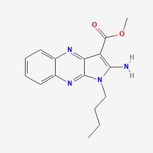 methyl 2-amino-1-butyl-1H-pyrrolo[2,3-b]quinoxaline-3-carboxylate - 