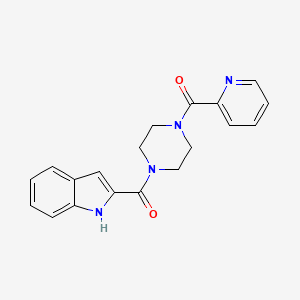 1H-indol-2-yl[4-(pyridin-2-ylcarbonyl)piperazin-1-yl]methanone - 