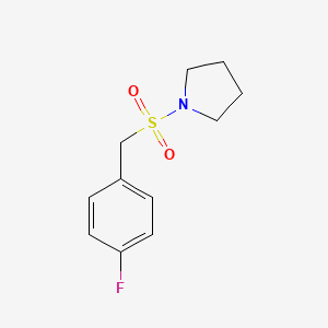 1-[(4-fluorobenzyl)sulfonyl]pyrrolidine - 