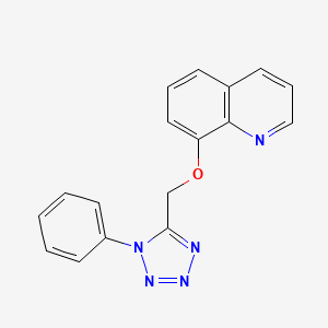 8-[(1-phenyl-1H-tetrazol-5-yl)methoxy]quinoline - 