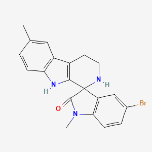 5'-bromo-1',6-dimethyl-2,3,4,9-tetrahydrospiro[beta-carboline-1,3'-indol]-2'(1'H)-one - 