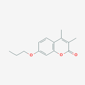 3,4-dimethyl-7-propoxy-2H-chromen-2-one - 
