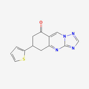 6-(2-thienyl)-6,7-dihydro[1,2,4]triazolo[5,1-b]quinazolin-8(5H)-one - 