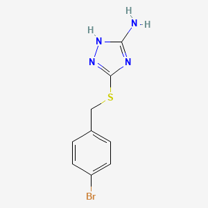 5-(4-Bromo-benzylsulfanyl)-2H-[1,2,4]triazol-3-ylamine - 